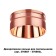 Decorative ring Konstri, color copper