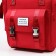 Women's backpack with thermal carman, thermal mosque - portfolio, red color
