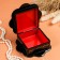 Rose box, 16 × 16 cm, lacquer miniature