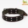 Collar combined leather/tarpaulin, dimensionless, 83 x 4.5 cm, Osh 20-70 cm, black