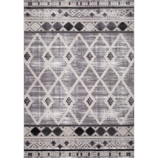 Rectangular carpet EFOR ECLIPSE, size 200x290 cm, White/White color