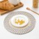 Napkin decorative shade central bun-gray, 35*35 cm, 100% cotton