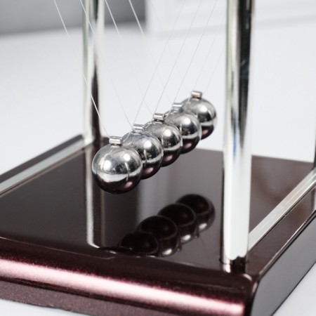 Pendulum "Technic balls" Square 13.5 x 13.5 x 11 cm-5