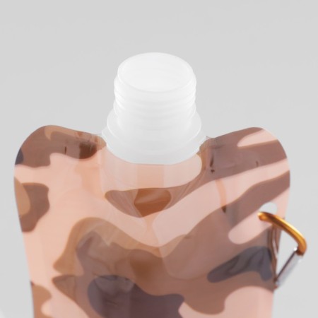 Water flask, 400 ml, "camouflage", 26 x 12 cm, mix-3