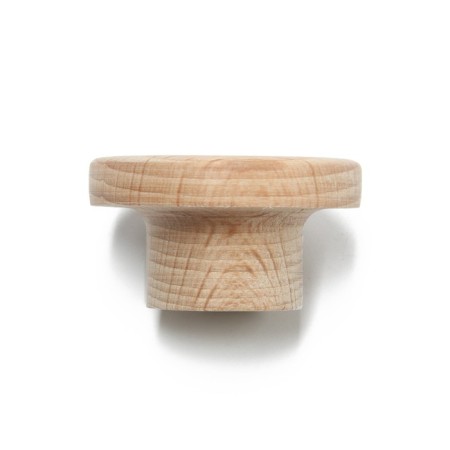 Pen button, 35 mm, wooden y2, 1pc, beech, 1pc-4