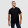 T -shirt male, black color/print mix, size S