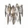 Sconces st. SL1227.101.02. Ancona. 2x40 watts, E14, 26.8x29 cm, Nickel color