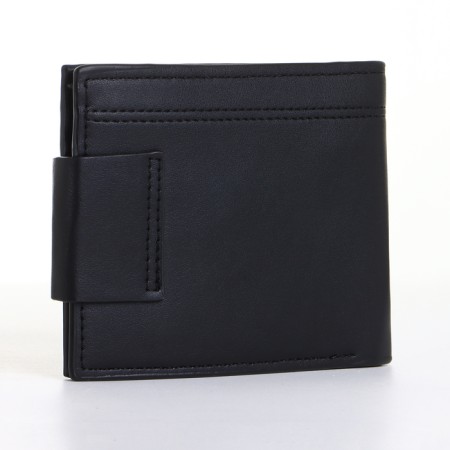 Male purse on a magnet, black color-1