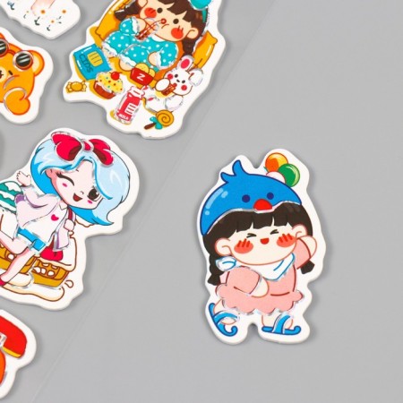 Stickers for creativity Paper "Little Beauties" 15x30 cm-2