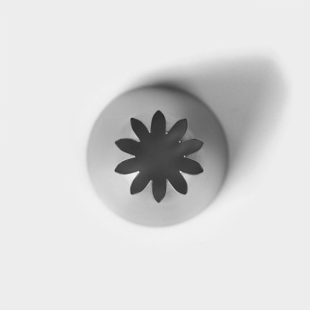Konfinett Konfinett Nazadka “Closed Star”, D = 3 cm, Exit 0.9 cm, stainless steel-1