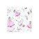 A set of pillowcases, size 40x60 cm, ballerina print, white color - 2 pcs.