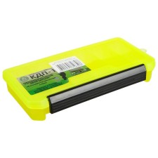 Box for baits KDP-1, yellow color, 190 × 100 × 30 mm