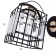 Bra 91231/1 E27 40W Black-gold is 17x12x21 cm