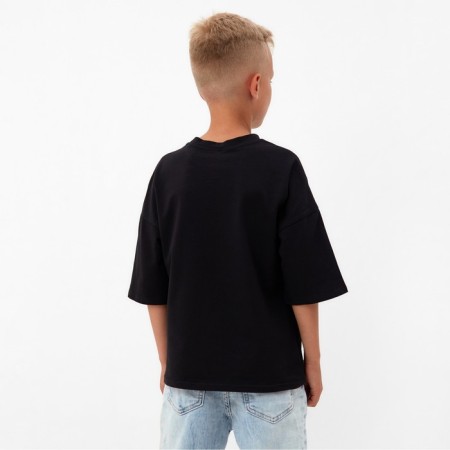 T -shirt Children's Minaku Black color, height 122 cm-11