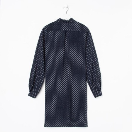 Shirt (shirt) female kaftan “points”, blue color, size 40-42-10
