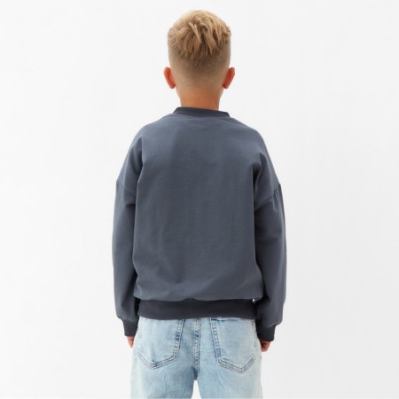 Jumper for the boy minku, color graphite, height 152 cm-5