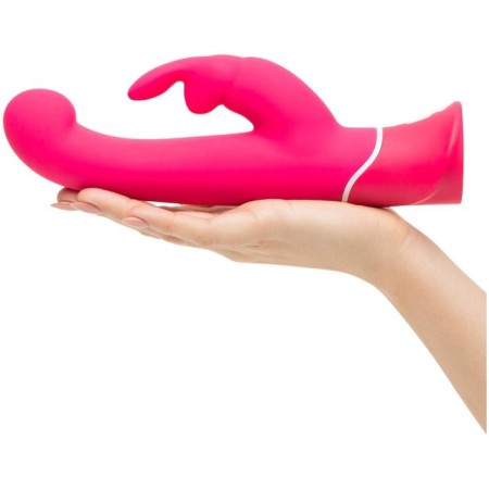 Happy Rabbit G-Spot vibrator with clitoral stimulant, pink color-1