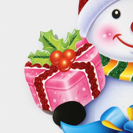 Topper decorative "Snowman" 22.5x70.5 cm-4