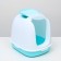 Closed toilet with a scoop, 47 x 40 x 39 cm, white and white