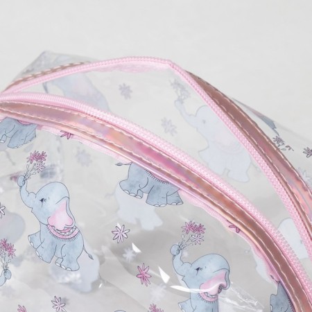 Lightning cosmetic bag, transparent color-3