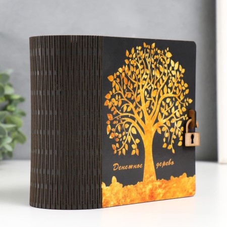 Pig a case-book "Tree" 14x14 cm-1