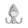 Hook furniture tundra TKD025, two -rod, chrome