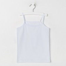 T-shirt for girls, white color, height 122-128 cm
