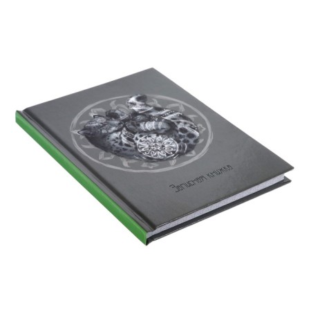 Notebook of 105 x 140 mm, 64 sheets "Snow Bars", hard cover, glossy lamination-1