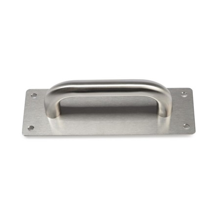 Door handle, stainless steel color, 200x65 mm-8