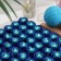 Soap roses white-blue, set 81 pcs