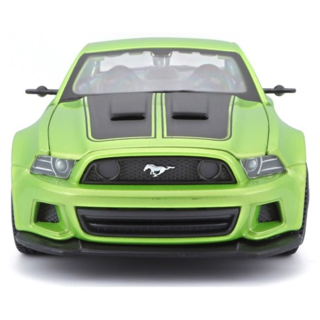 MASTO DIE-CAST FORD MUSTANG Street Racer, opening doors, 1:24, green color-9