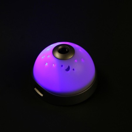 Luazon LB-04 "Star Sphere" alarm clock, projection, white-7
