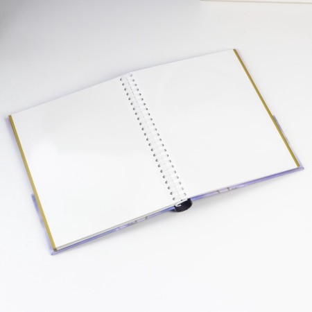 Photo album 30 magnetic sheets (60 steers) "Blue Flowers" 23x28 cm-4
