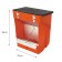 Bunker feeder for rabbits, 2 sections, plastic, with a lid
