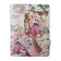 Notebook Gift, A6, 96 sheets, color block, with a curly knife, PVC cover, 3D, "Anime", mix