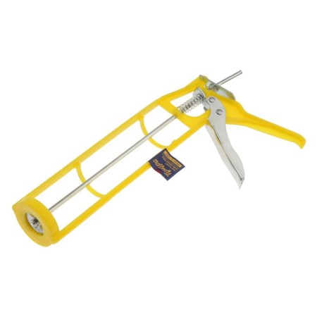 Tundra sealant gun, plastic skeletal case, round rod, 225 mm-2