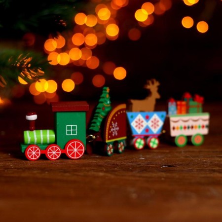 Table Decor "Train" 20 cm, mix