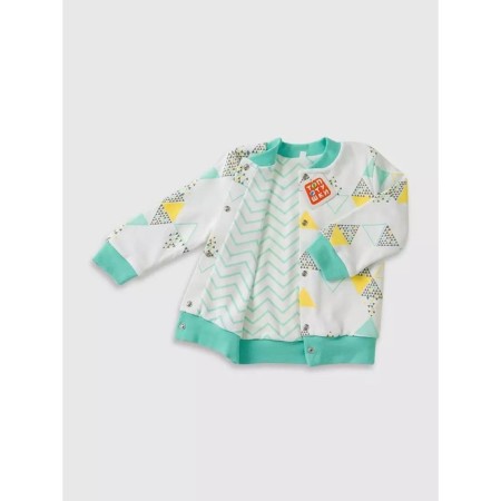 Clothing kit for children's toptress "Mint freshness", 2 items: jacket, pants, height 74 cm-1