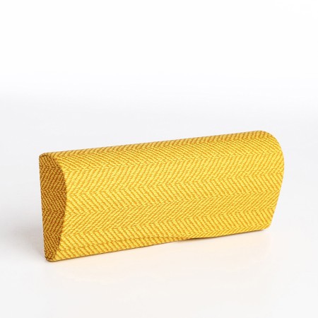 Case for glasses on a cracker, yellow color