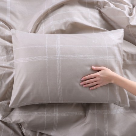 KPB Lovelife duet "Beige Cage" 143*215cm-2pcs, 220*240cm, 50*70cm-2pcs, microfiber, 100%p/e-2