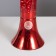 Lava-lamp "cylinder" 1x30W E14-R39 (sparkles) red 12x12x37cm