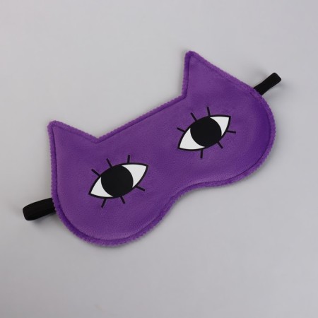 Mask for sleep "Fox", 19.5 × 12 cm, elastic band is single, Mix drawing-2