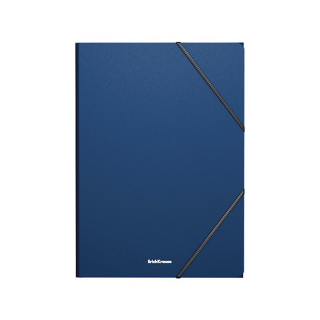 A4 elastic band, 400 μm, Erichkrause Matt Classic, Koreshka 5 mm, up to 300 sheets, embossing "Sand", mix-4