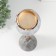 Summary Metal for 1 candle "Gray marble" 45.5x8.5x8.5 cm