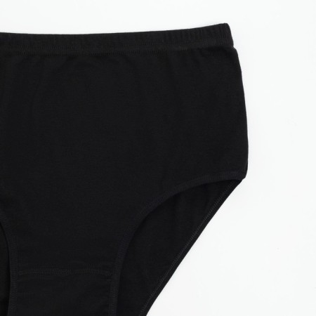 Panties female slips, black color, size 46 (l)-7