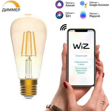 Smart lamp Gauss Smart Home ST64 E27 Wi-Fi (1290112)-9