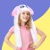 Soft hat with jumping ears, "bunny"