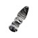 Sexus Glass anal plug, glass, transparent, 13.5 cm, d = 3.5 cm