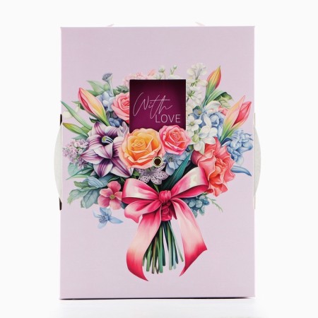 Folding box "Bouquet for you", 21 x 15 x 7 cm-6