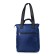 Women's bag 12822, 28x34x12 cm, textiles, 1 depth, blue